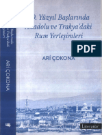 Ari Çokona - 20. Yüzyıl Başlarında Anadolu Ve Trakya'Daki Rum Yerleşimleri (2016, Literatür Yayınları) - Libgen - Li