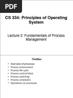 Lecture 2 - Process Management