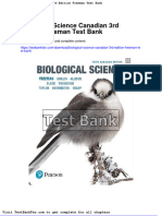 Full Download Biological Science Canadian 3rd Edition Freeman Test Bank