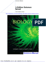 Full Download Biology 10th Edition Solomon Solutions Manual