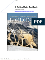 Full Download Biology 11th Edition Mader Test Bank