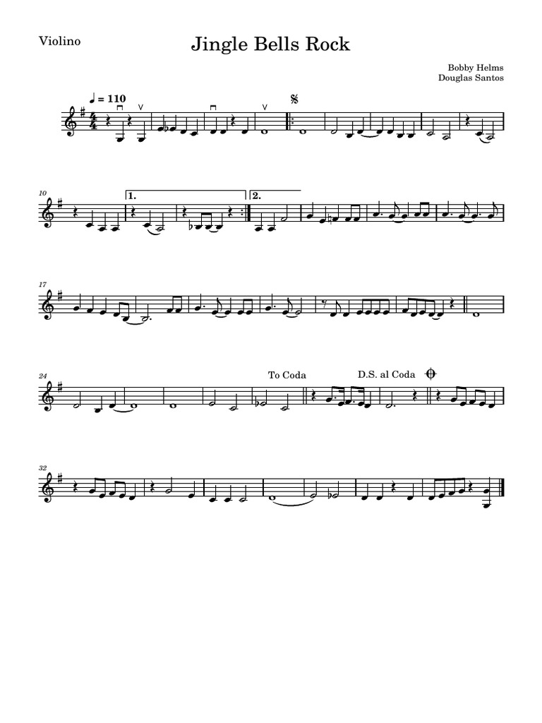 Jingle Bells RockViolino3 PDF