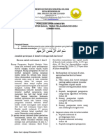 Penilaian Akhir Semester Semester Ganjil, Tahun Pelajaran 2023-2024 Lembar Soal