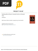 Exploring African Women's Cinematic Practice As Womanist Work