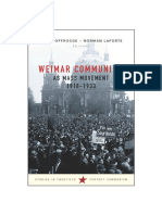 Weimar Communism As Mass Moveme - Norman Laporte