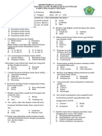 Soal Ujian Semester Ganjil 2023 2024 Prakarya Kelas 8