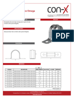 Abrazadera Omega