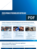 2020 Spring Stockholder Outreach Presentation
