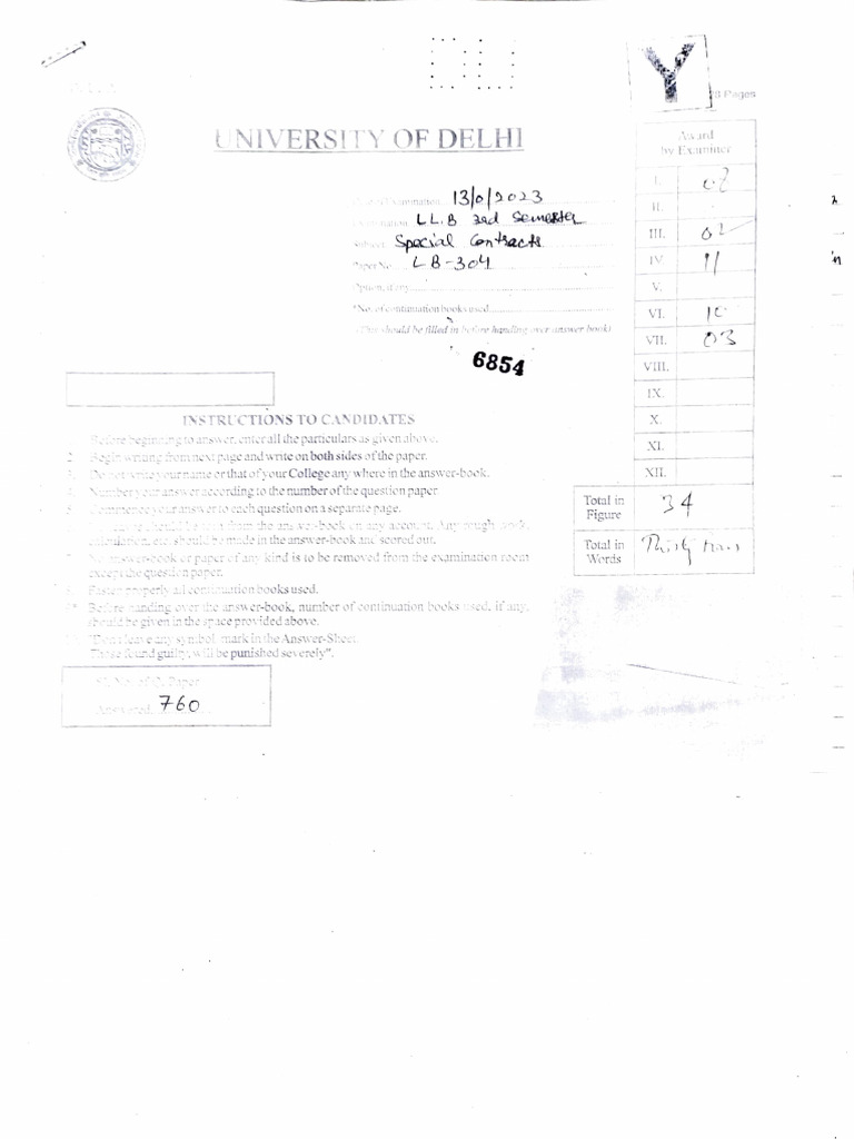 Special Contract | PDF