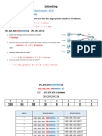 11.7.5 and 11.9.3 Subnetting