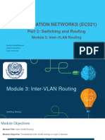 S - R - Module - 3 Inter-VLAN Routing