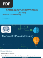 IPv4 Addressing