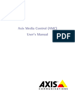 Axis Media Control Um