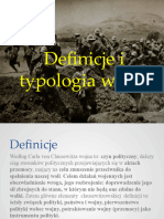 Wojny I Typologia