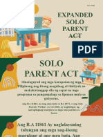 Solo Parents Act Extended