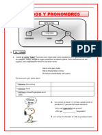 Verbos y Pronombres para Cuarto de Secundaria