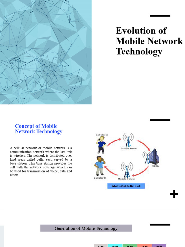 Evolution of Mobile Network Technology | PDF | 4 G | Cellular Network