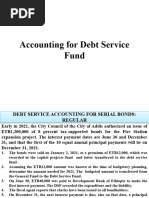 Accounting For Debt Service Fund