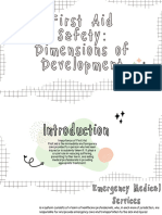 First Aid Safety Dimensions of Development 1