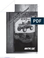 2011 Arctic Cat 700 Ps Eft, 700 TRV Ps Eft, 550 Eft, 550 Ps Eft, 550 TRV Eft Operator's Manual