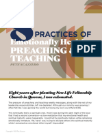 8 Práticas de Pregação e Ensino Emocionalmente Saudáveis - Peter Scazzero