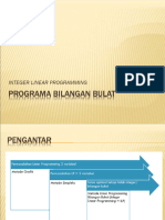 Penelitian Operasional 1 PROGRAMA BILANGAN BULAT