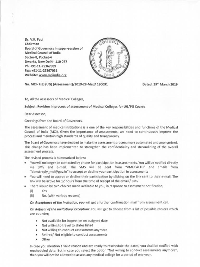 Letter to assessors pdf