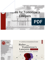 Rules For Tomorrow's Lawyers