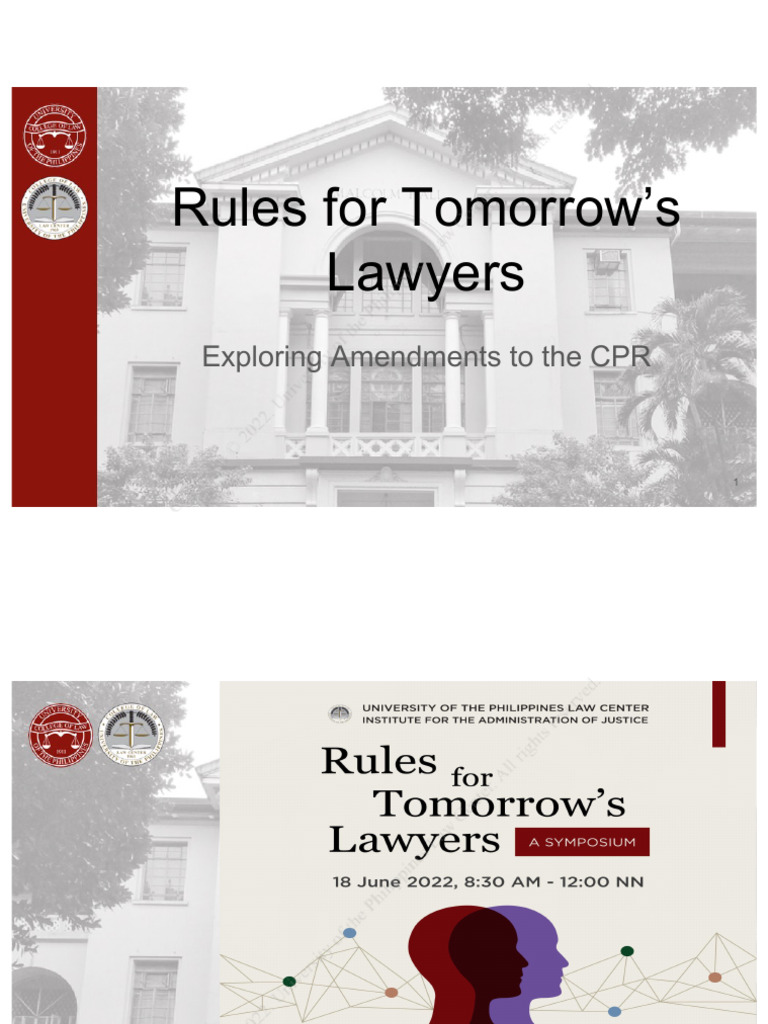 Rules For Tomorrow's Lawyers Download Free PDF Lawyer Conflict Of
