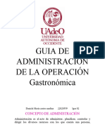 Guia de Administracion de La Operación Gastronómica 1