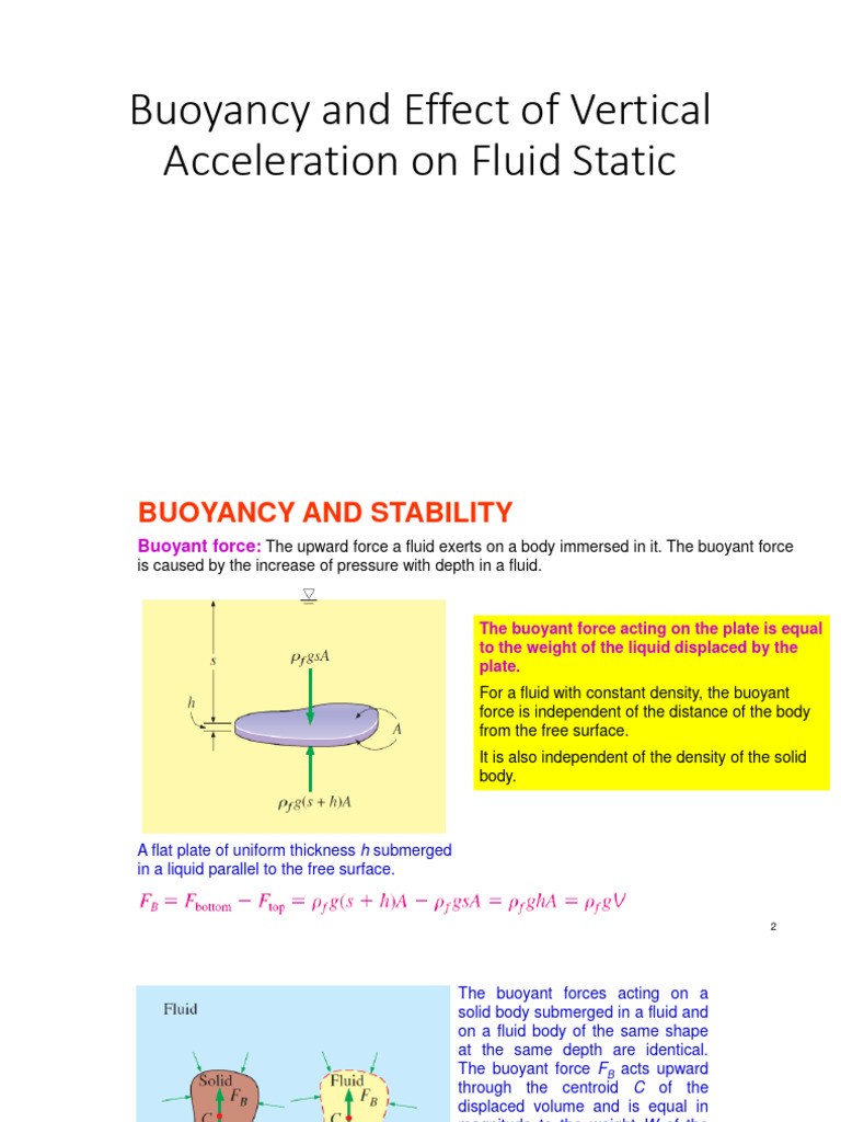 Chapter3 2 Pdf Buoyancy Civil Engineering