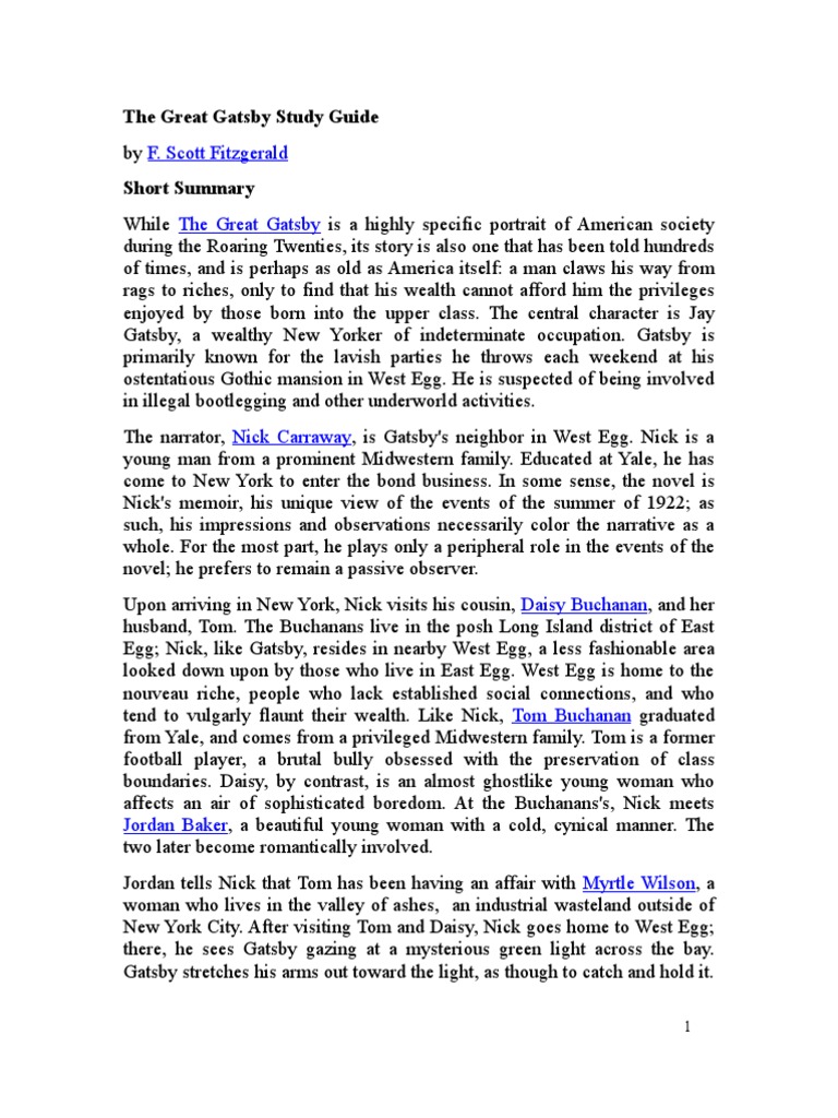 the-great-gatsby-study-guide-the-great-gatsby-fiction-literature
