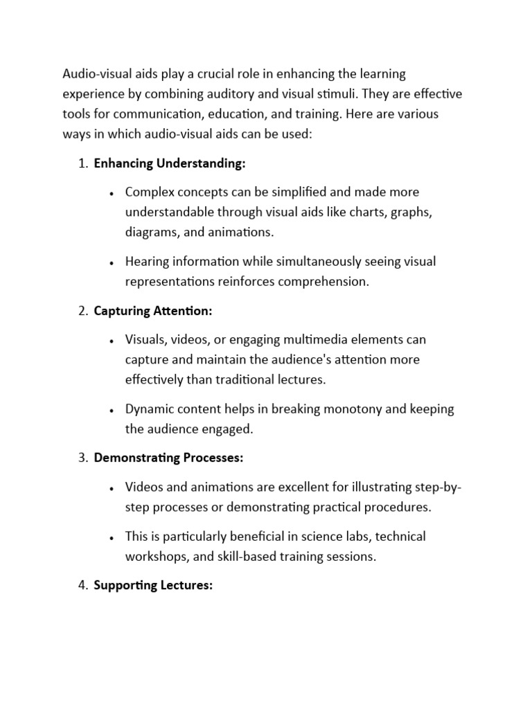 Audio Visual PDF Learning Multimedia