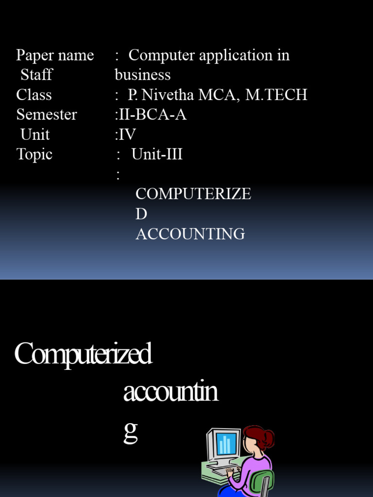 Manual vs Computerized Accounting | PDF | Accounting | Databases