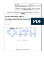 Registro de Nomeação Do Núcleo de Segurança Do Paciente