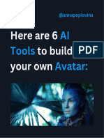 6 AI Tools To Build You Own Avatar
