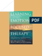 Learning Emotion-Focused Therapy The Process-Experiential Approach To Change