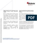 Acuerdo de Publicación Del Listado de Deudores (Euskera-Castellano)