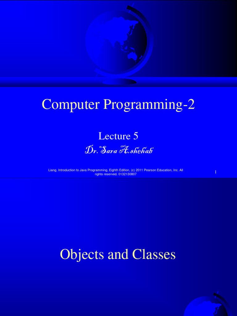 Lecture 5-2 | Download Free PDF | Programming | Constructor (Object ...