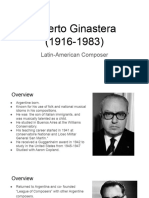 Alberto Ginastera (1916-1983)