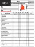 QAT-SGS-FO-K4 Check List de Inspección Mezclador de Concreto Tipo Tolva Ver. 00