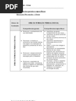Competencias Gerais Especificas 4 Anos