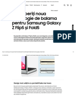 Descoperiți Noua Tehnologie de Balama Pentru Samsung Galaxy Z Flip5 Și Fold5 - Samsung Romania