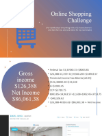 Online Shopping Net Income
