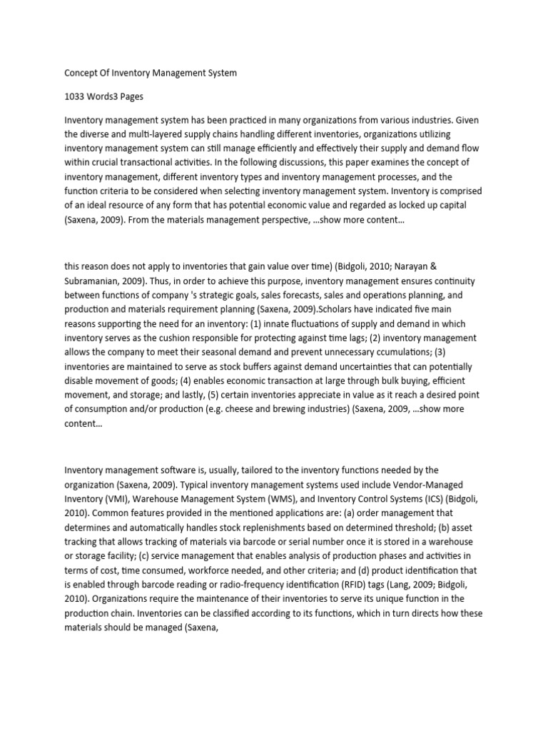Concept of Inve-WPS Office | PDF | Inventory | Best Buy