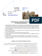 Directions To Hayah International Academy PDF