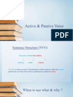 Active and Passive Voice 