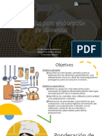 Utensilios para La Elaboración de Los Alimentos