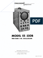 PACO Oscilloscope ES550B Manual