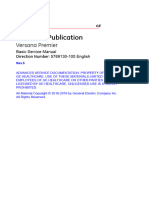 Versana Premier Basic Service Manual - SM - 5789130-100 - 5